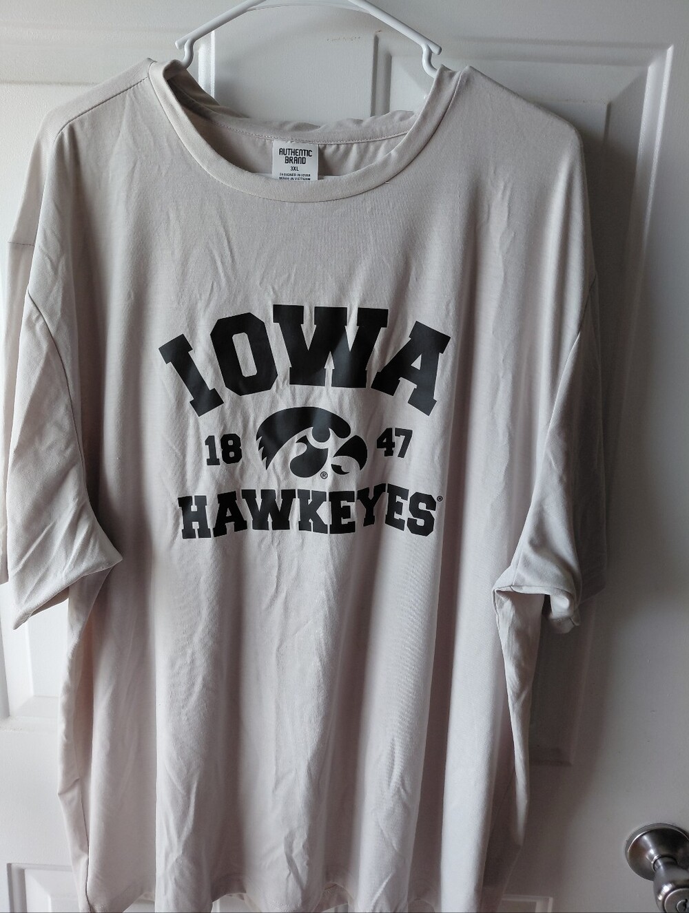 Iowa Hawkeyes Men's Gray Short-Sleeve Graphic Tee